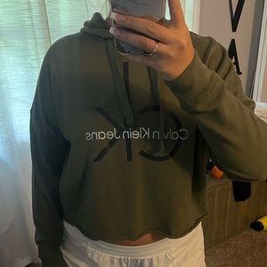 Calvin Klein cropped hoodie